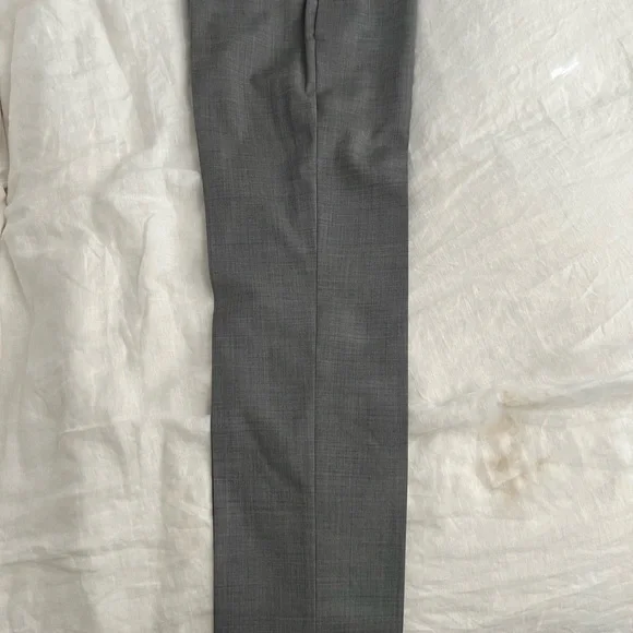 Men’s moschino gray with pink inside suit
